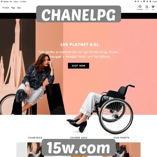 Acessibilidade e inclusão no site CHANELPG