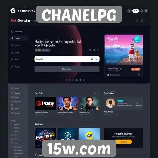 Exploração da interface do usuário no CHANELPG